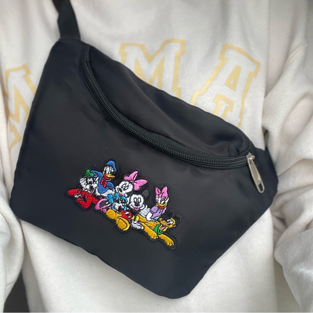 Nylon Fanny pack with Mickey and friends Disney bag for women gifts for her